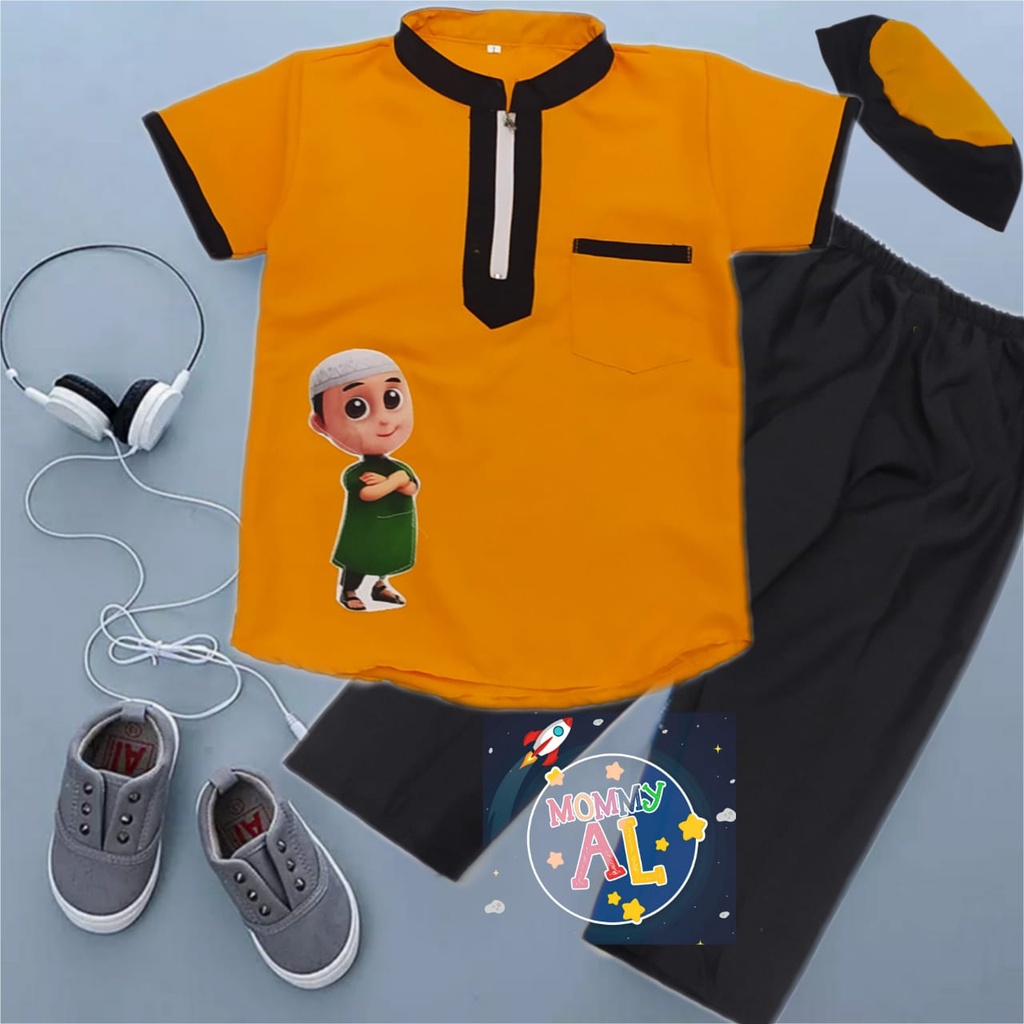 BAJU KOKO ANAK  TURKI LED 1-5 Tahun/baju koko anak murah/baju koko anak anak/baju anak/setelan anak/