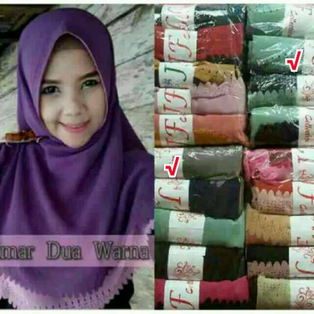Khimar 2 warna