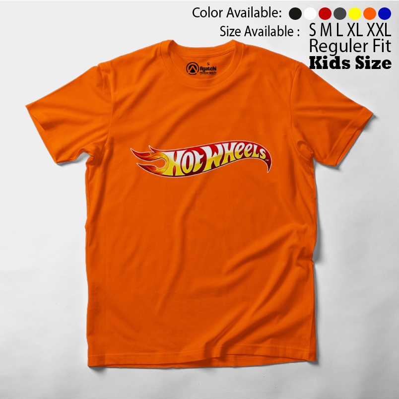 Baju Anak / Kaos Atasan Anak Laki Laki / Kaos Distro Anak / Kids T Shirt Hotwheels Logo