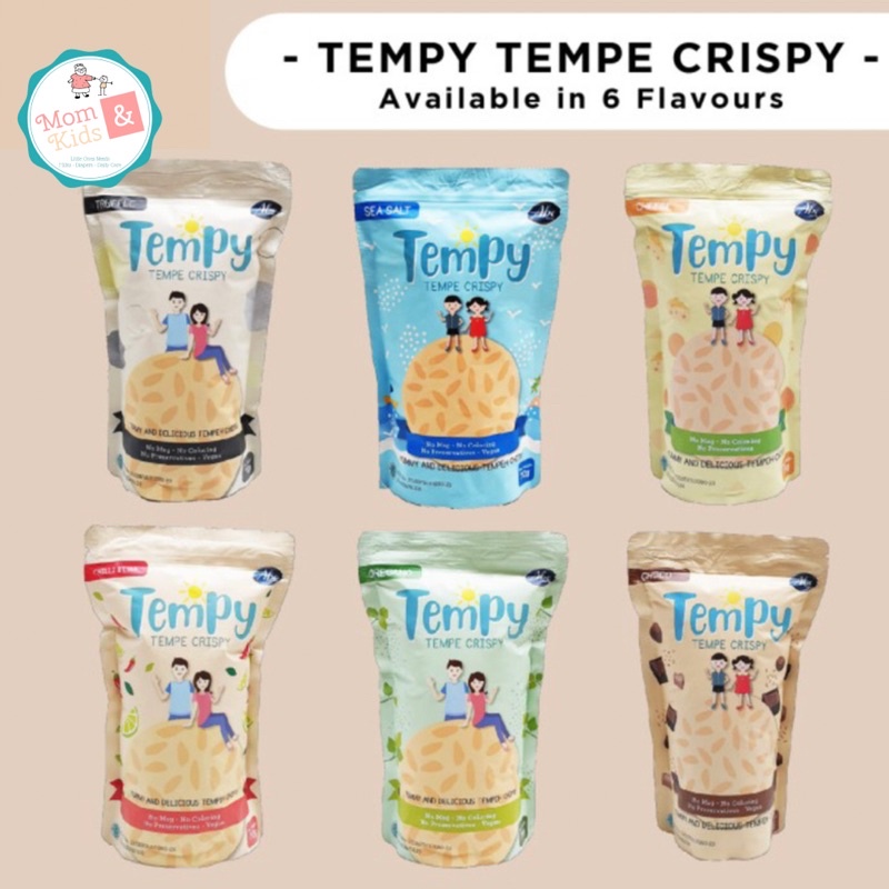 Abe Food Tempy Tempe Crispy 70 gr / Snack Anak Keripik Tempe Rasa Coklat &amp; Keju 70 gr