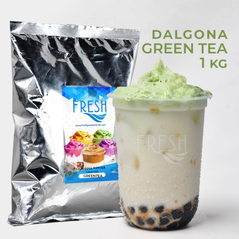 

Dalgona Powder Varian Green Tea 1000 gram