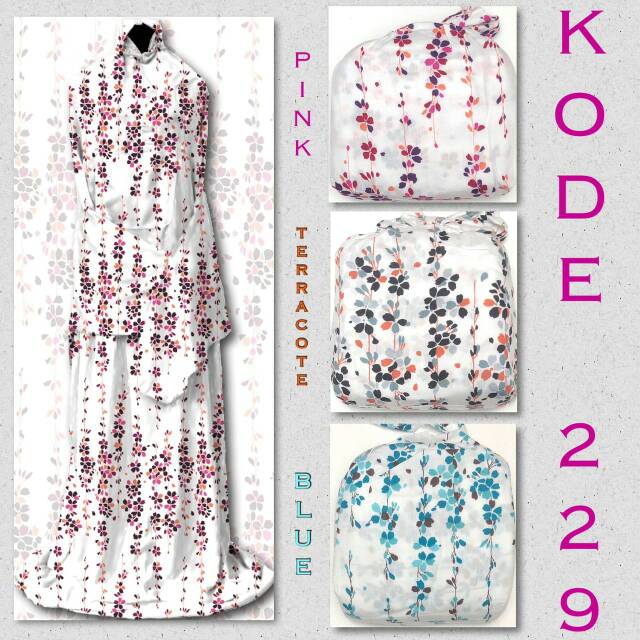 Mukena Hadramaut terusan