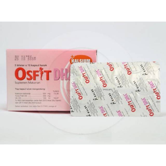OSFIT DHA / VITAMIN IBU HAMIL /harga 1 strip
