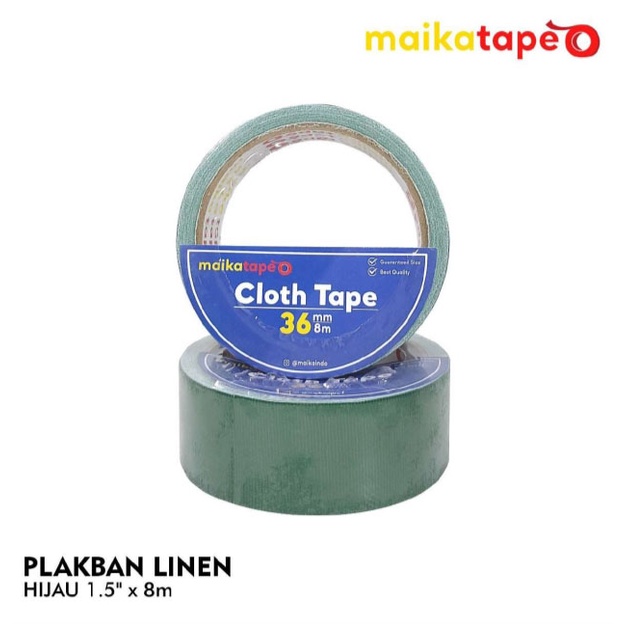 

PLAKBAN LINEN HIJAU UKURAN 1,5 X 8M