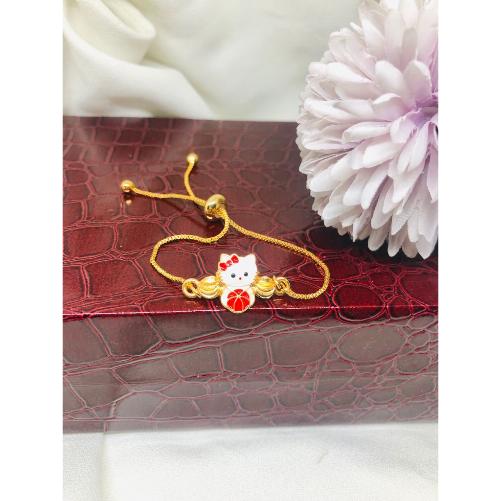 Gelang anak serut hellokitty emas Xuping
