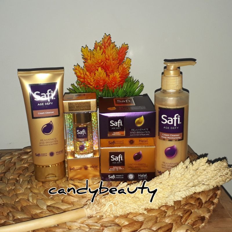 PROMO PAKET SAFI AGEDEFY BASIC-GOLD WATER 30ML MURAH