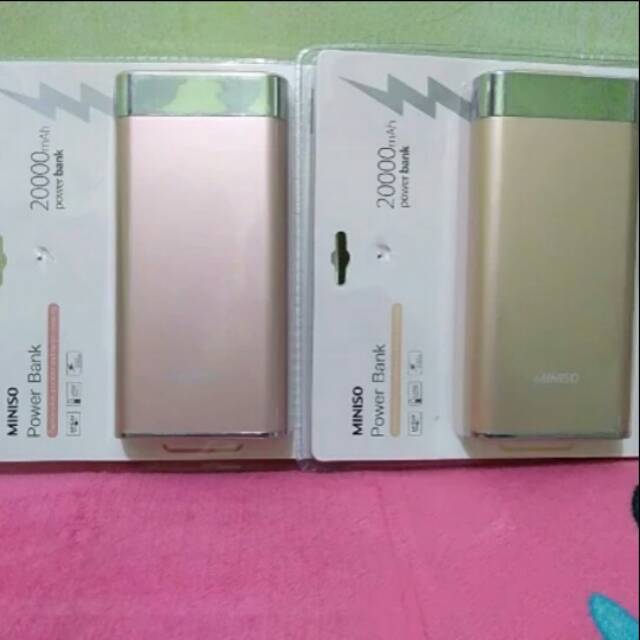 Power bank miniso Quality japan 20.000 mah Original