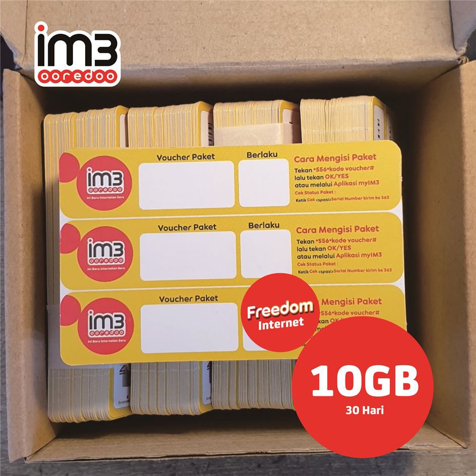 Voucher Data Freedom Internet Indosat 10GB