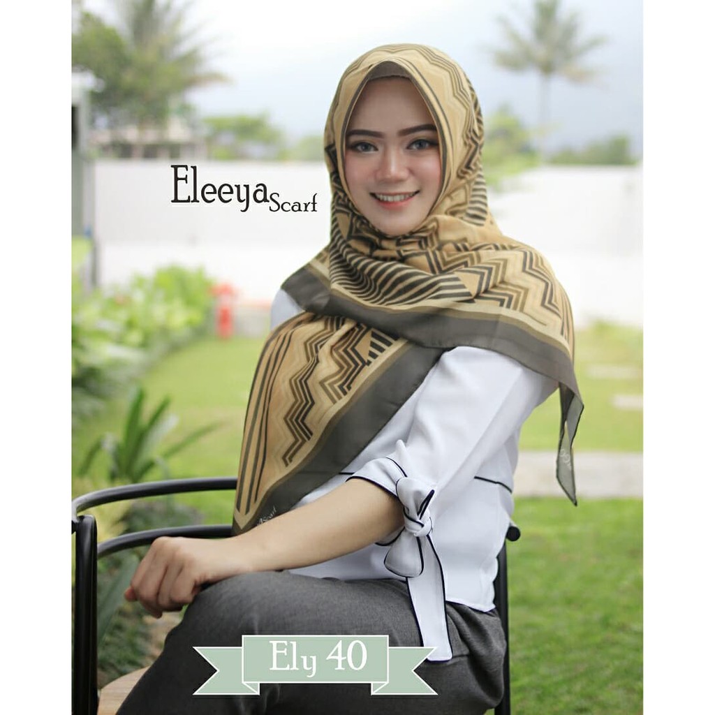 HIJAB SEGIEMPAT MOTIF ELY 40 II Eleeyascarf