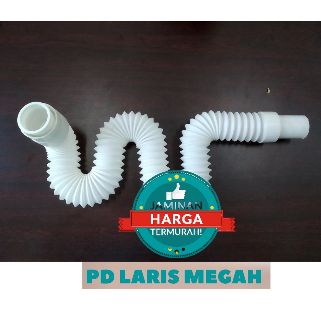 SELANG / SLANG SPIRAL PLASTIK BCP WASTAFEL CLOSET DUDUK 1/2 INCH