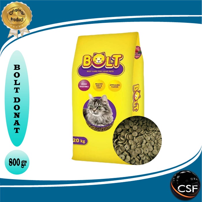 Makanan Kucing kering BOLT 800gr All Varian