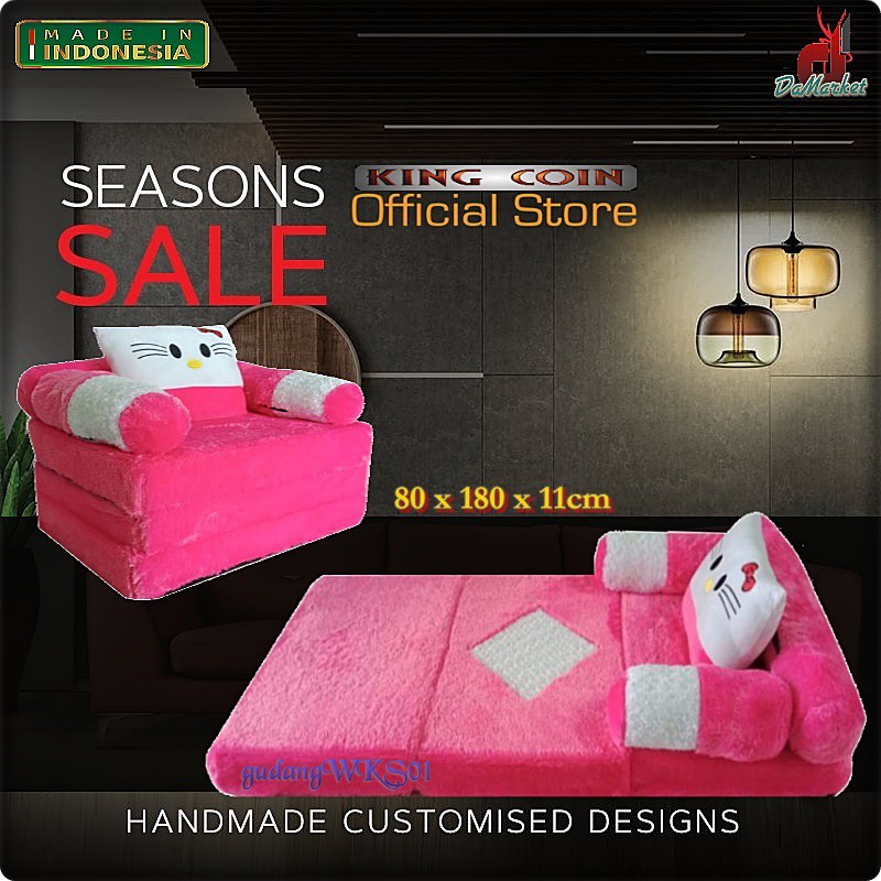 SofaBed kasur Sofa Rasfur Kasur Lipat kamar tidur ruang minimalis 80x180x10cm