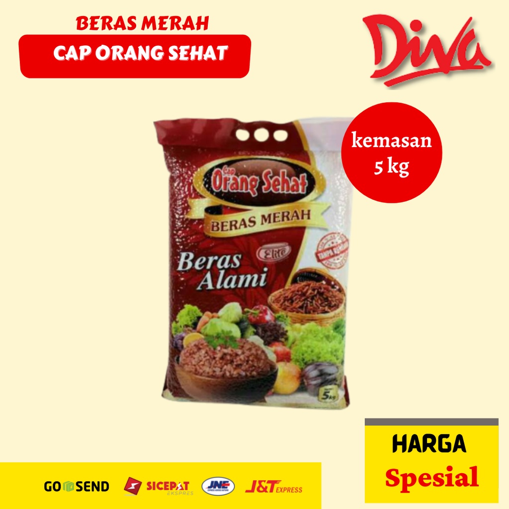 Beras Merah cap Orang Sehat [5kg]