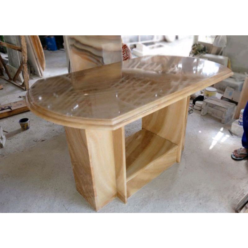 Meja Makan Oval Onyx 160x80 Meja Tamu Onyx Meja Rias Onyx Meja Kerja Onyx Furniture Ruang Tamu Meja 