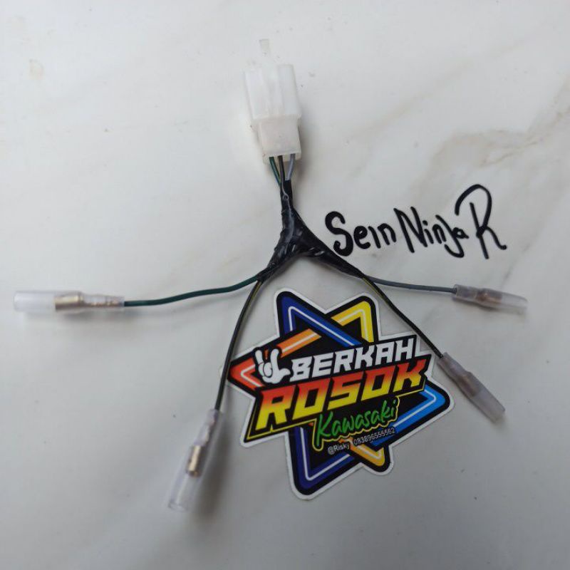 soket sein depan ninja r sambungan sein depan ninja  r pararel sein depan ninja  r kabel sein ninja 