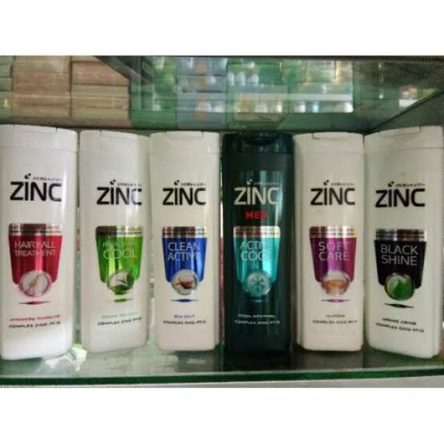 ZINC SHAMPOO 340 ML ANTI DANDRUFF SAMPO ZINC