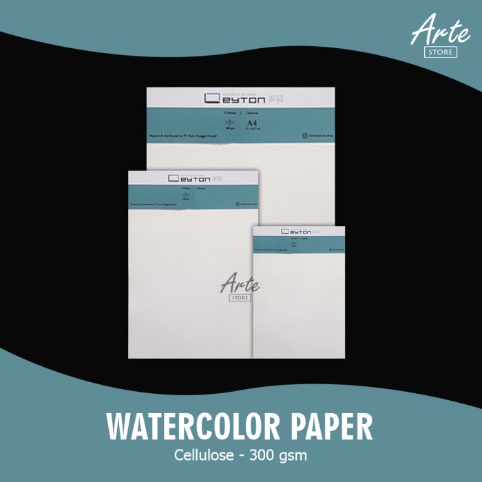 

Sketsagambar- Kertas Gambar - Leyton Watercolor Paper 300 Gsm A4/A5/A6 - A6 -Buku-Gambar-Sketsa.