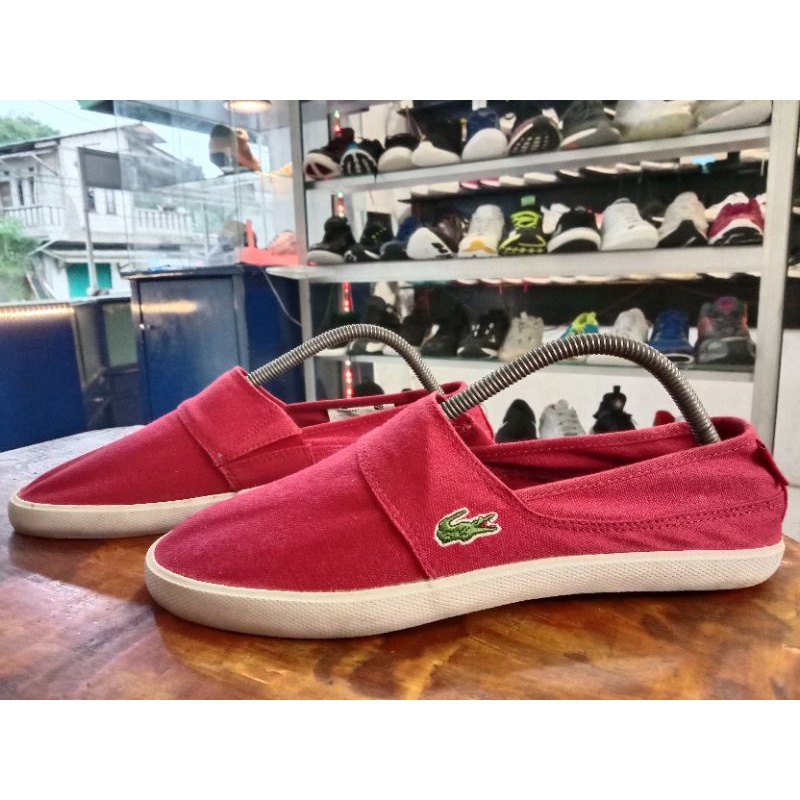 Sepatu Second Branded Lacoste Sport SlipOn