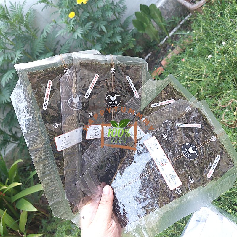 

Ay00! HPT - ONIGIRI Wrapper Manjun per LEMBAR Halal / NRumput Laut Import untuk Nasi Kepal Onigiri
