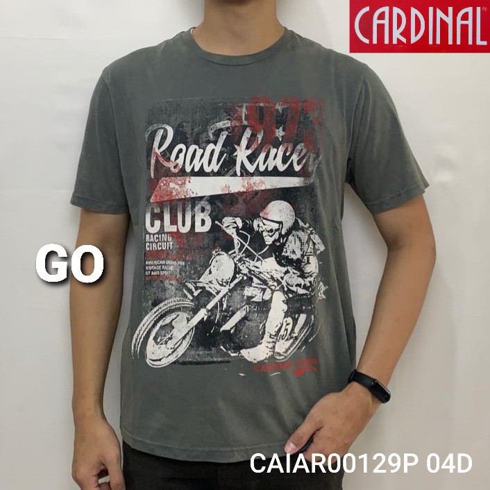 gos CARDINAL JEANS KAOS T-Shirt COWOK Reguler Slimfit Baju Cowok Kaos Cardinal