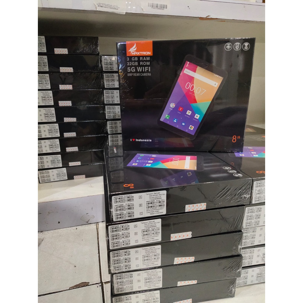 MAXTRON TAB GENIO - TABLET 8.0" 4G LTE/with 5G WIFI - RAM 3GB ROM 32GB