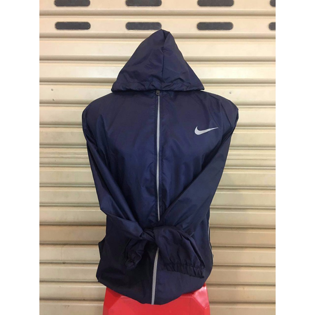 Jaket Parasut Running Nike Navy