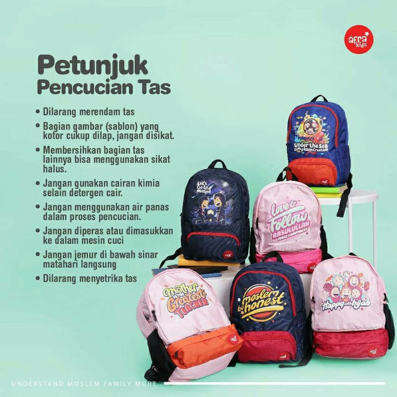 Tas Ransel Anak First Backpack Cocok untuk Paud atau TK FB018 FB019 FB021 FB036 FB029