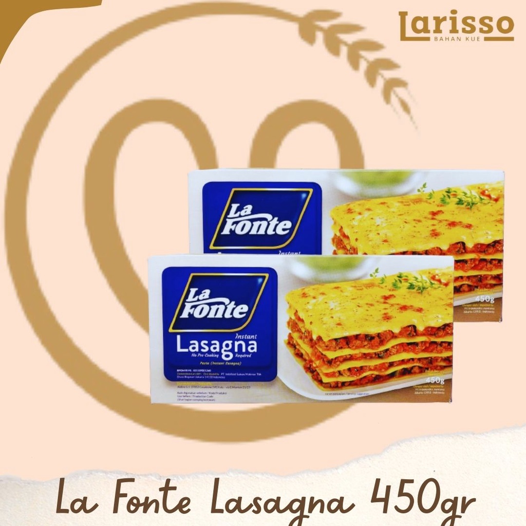 

LA FONTE LASAGNA 450GR