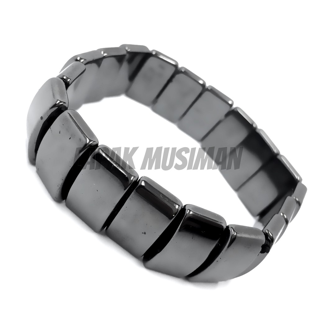 [Bayar di Tempat] GELANG BATU KESEHATAN BRACELET STONE MAGNETIC MAGNET ENERGY PRIA WANITA KODE LM 0