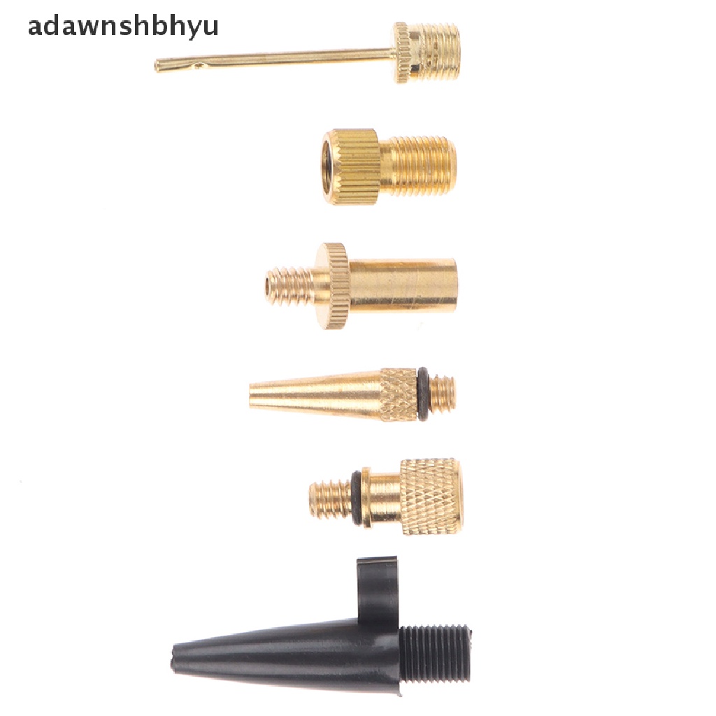 Kit Nozzle Pompa Inflator adawnshbhyu Presta Schrader Valve Adapter Adaptor Klep Sepeda