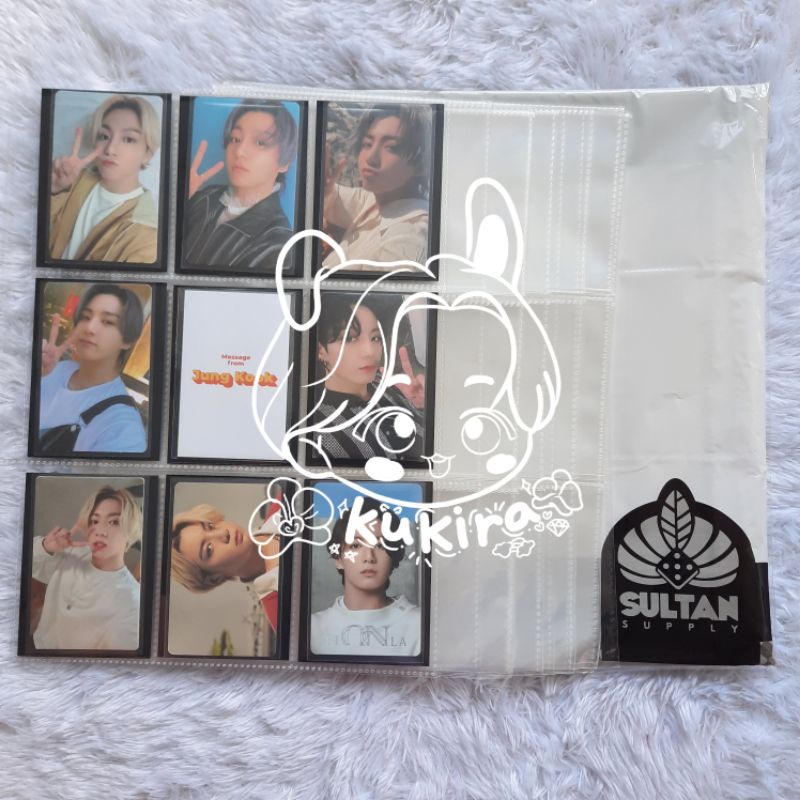 SLEEVE SULTAN 9P UNTUK BINDER A4 PHOTOCARD KPOP