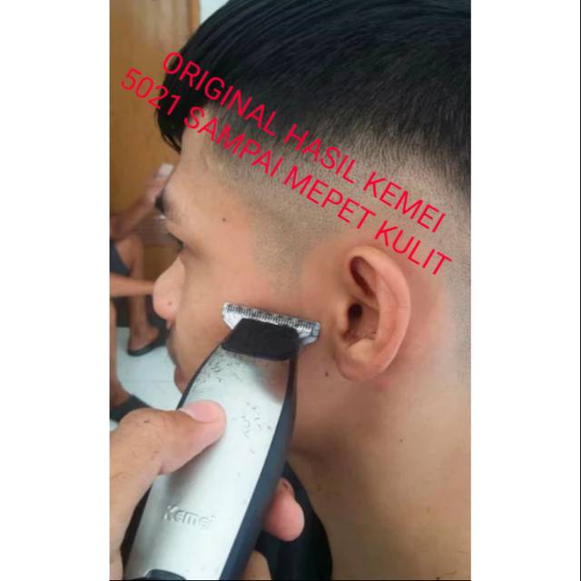 KEMEI DETAILER ORIGINAL KM-5021 &amp; PISAU CADANGAN VERSI CORDLESS HAIR TRIMMER CHARGER SPT HERO