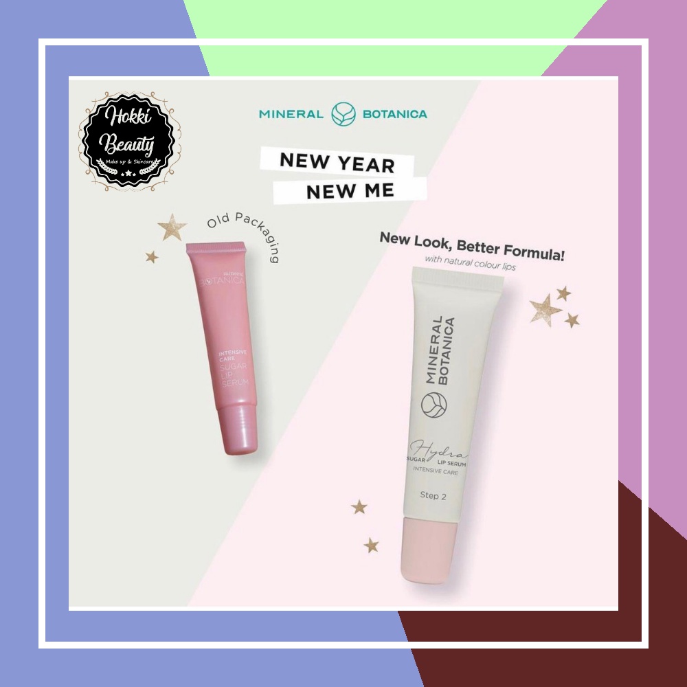 Mineral Botanica Hydra Sugar Lip Scrub dan Lip serum Intensive Care