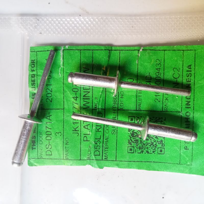 /10pcs paku ripet knalpot original german