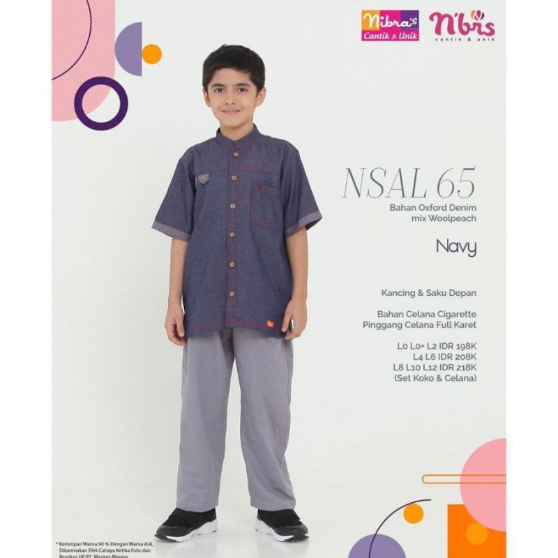Nibra's Set NSAL 65 Navy Size 2