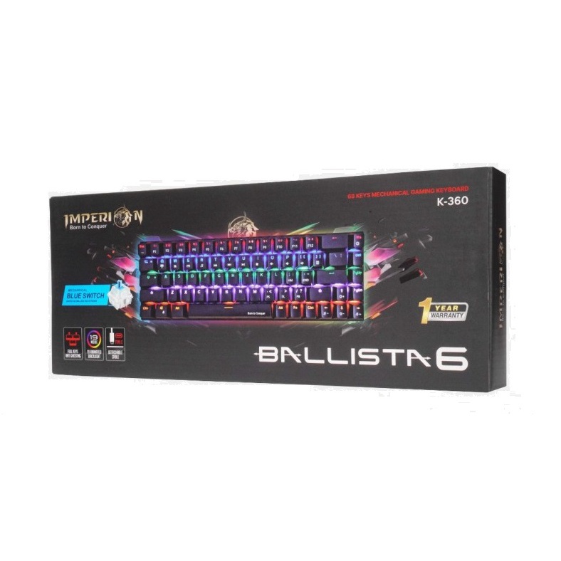 Imperion Ballista 6 K-360 Keyboard Gaming Mechanical Blue Switch