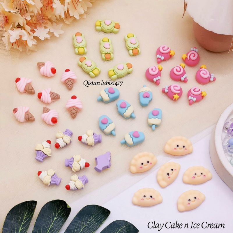 Clay Cake n ice Cream