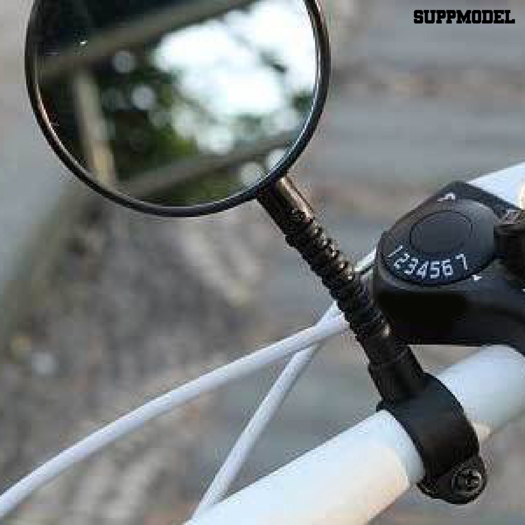 Kaca Spion Sepeda Adjustable Dengan Reflektor