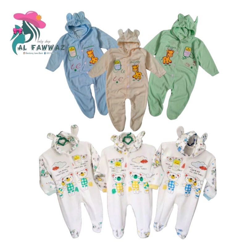 Jumpsuit bayi tutup kaki