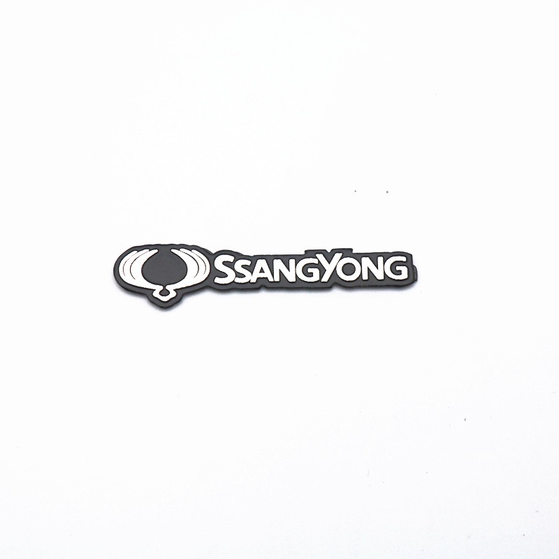 4pcs Stiker 3D Aluminum Untuk Dekorasi Mobil Ssangyong Kyron Rexton Korando Actyon Tivoli Rodius Musso 2020 2019 2018