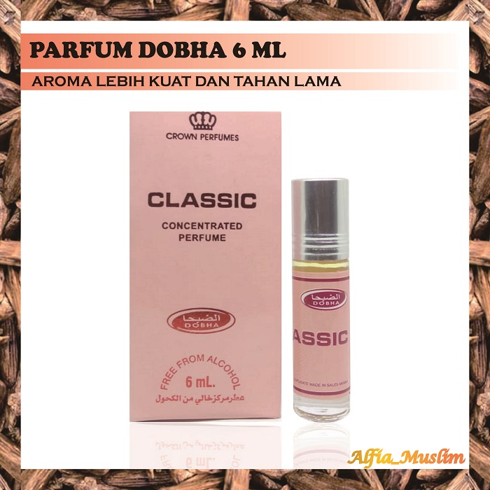 Parfum Classic Non Al kohol Dobha 6 ML Roll On