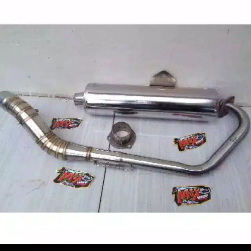 KNALPOT CKD/SATRIA FU BOBOKAN UNTUK MOTOR SATRIA FU, VIXION, JUPITER MX DLL..