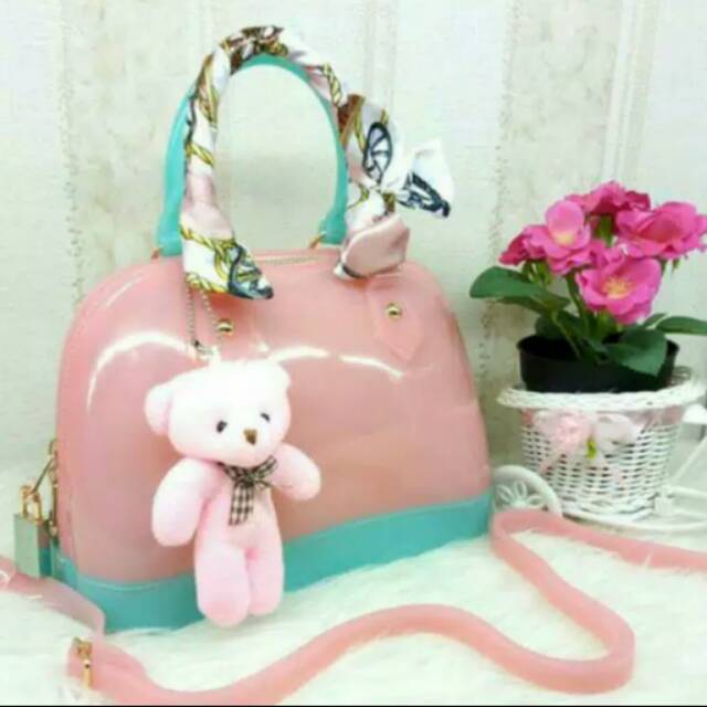 FURLA ALMA KOMBI BHN JELLY UK 25CM FREE BONEKA & TWILLY @150.000