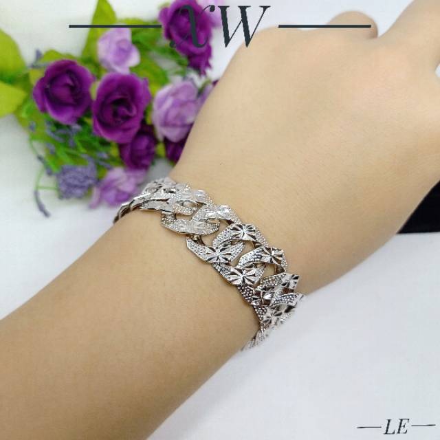 Gelang sisik naga Yaxiya gold/silver G08208