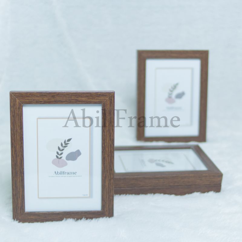 bingkai / Frame / Figura foto 10R/8R(20x25) motif kayu