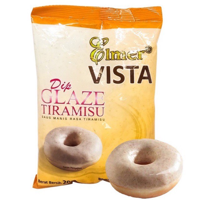 

Elmer Dip Glaze Tiramisu 200 gram