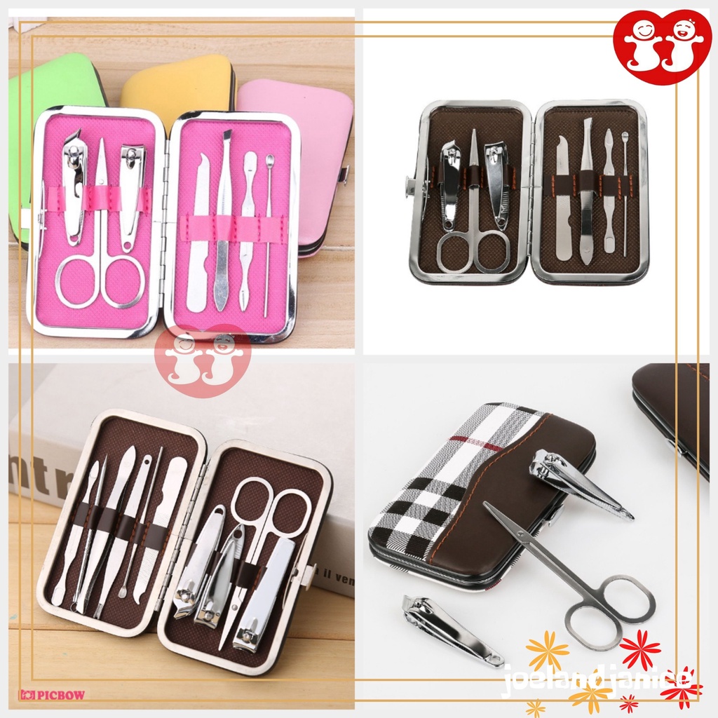 Alat Gunting Kuku 7in1 / 10in1 Menicure Pedicure Treat Perawatan Kuku
