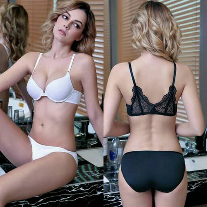 BRA SET CELANA DALAM WANITA SEXY BUKA KAIT DEPAN