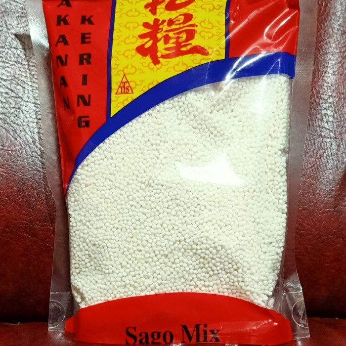 

KETAN-BERAS- SAGO MUTIARA / SAGO SIMI PUTIH 500GR -BERAS-KETAN.