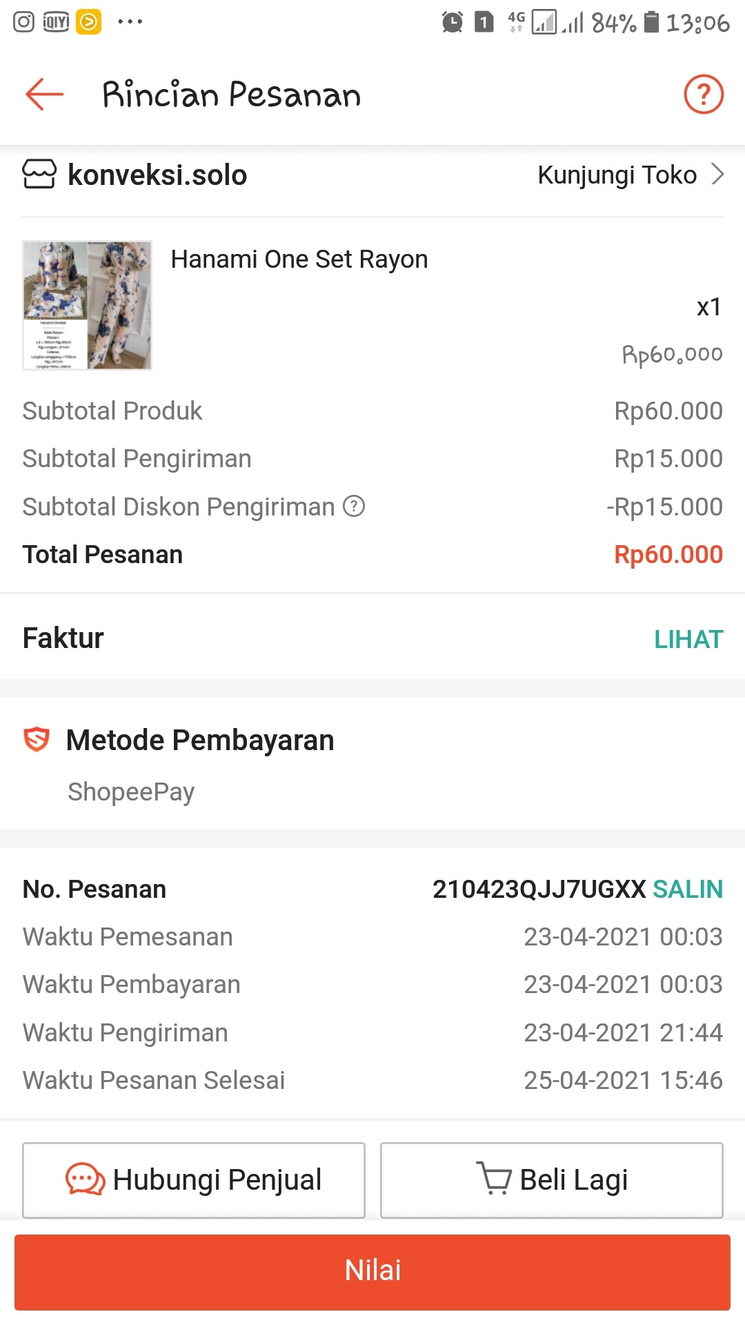 Hanami One Set Rayon